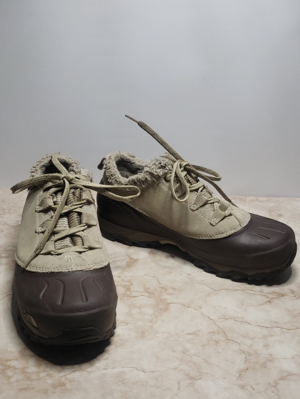 The North Face Lace-Up Women's Outdoor Shoes in Beige and Brown 10